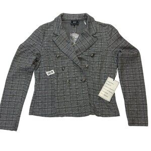 haze blazer new with tag black/ white   large